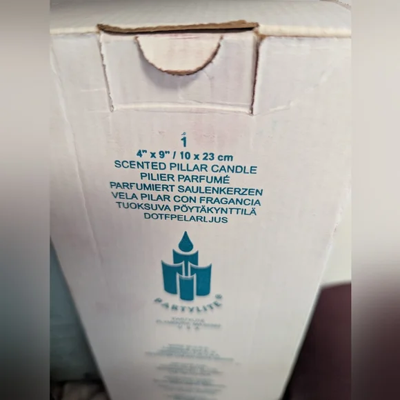 PARTYLITE Candle Mulberry Raspberry X3 Scented Pillar New NOS 4"X9" &  3" X 7" - Picture 6 of 10